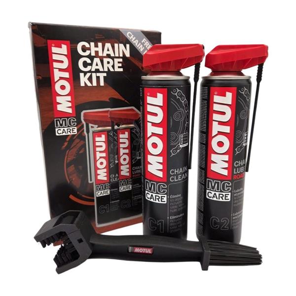 Zestaw Do Pielęgnacji Łańcuchów MOTUL C1, C2 i SZCZOTKA Oryginał