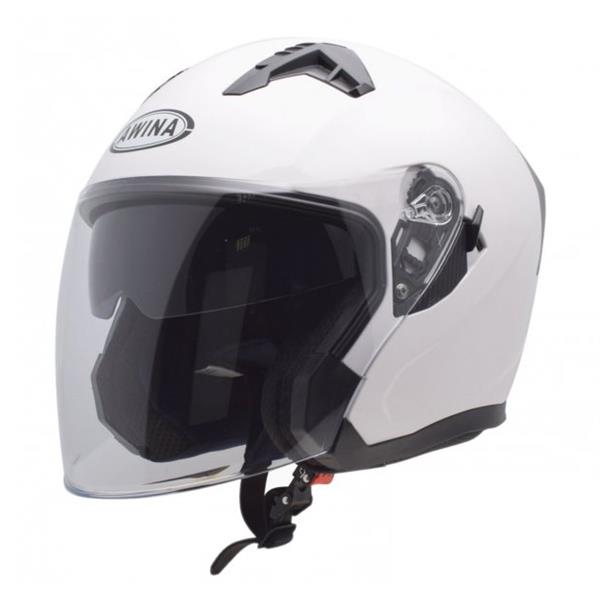 Kask Otwarty Typ JK528 Biały S Awina