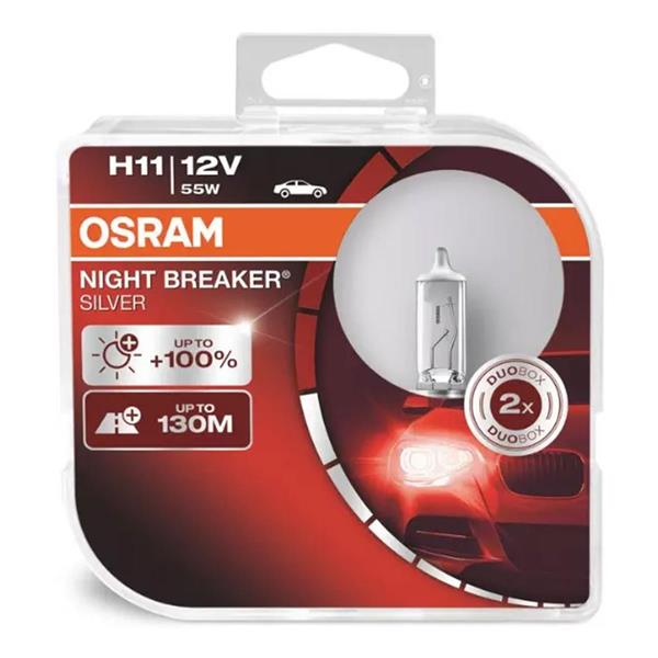 Żarówki Halogenowe Osram H11 12V 55W Pgj19-2 Night