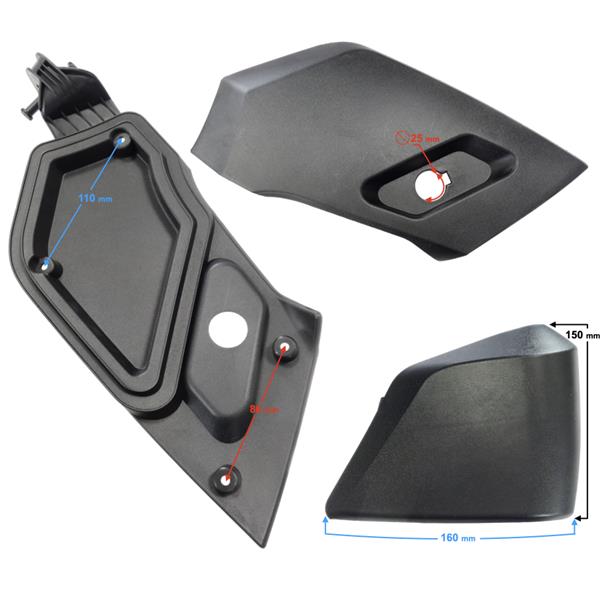 Obudowy Lewego Schowka Na Kierownicy Do Skutera B-