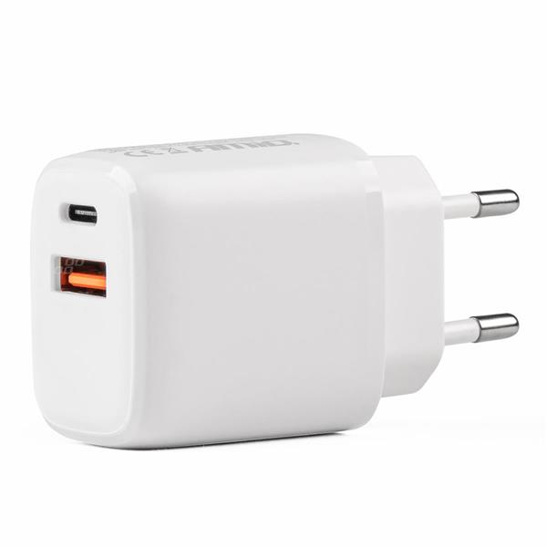 Ładowarka sieciowa PRO-09 USB+USB-C 20W Quick Char