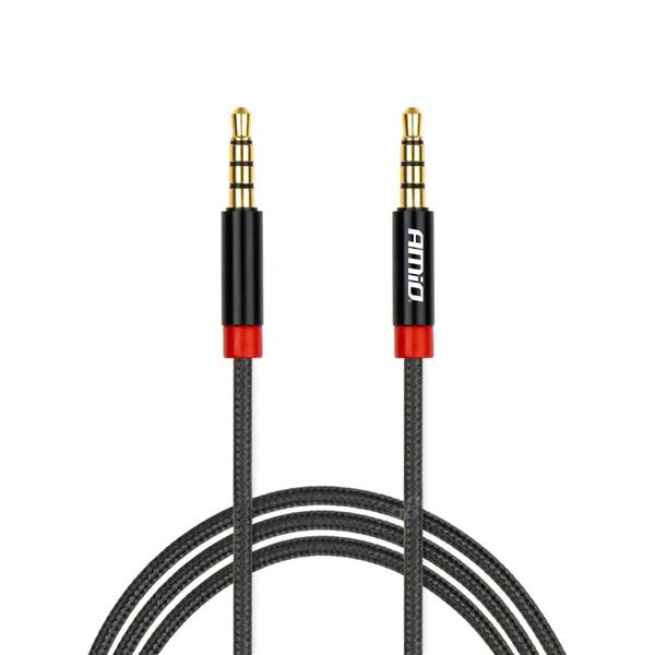 Kabel Aux Mini Jack 3,5Mm Oplot 100Cm Amio-03269