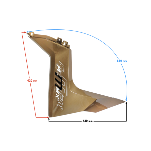 Obudowa Przednia Prawa Złota Do Skutera B-Max