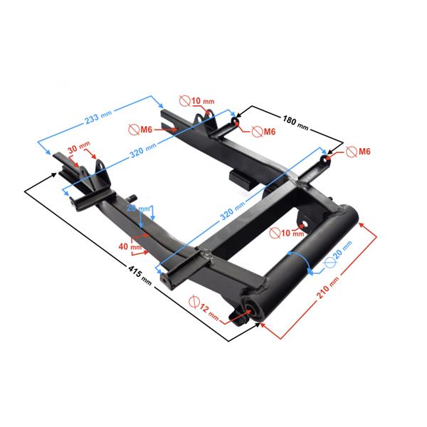 Wahacz Tylny Do Skutera E-Max