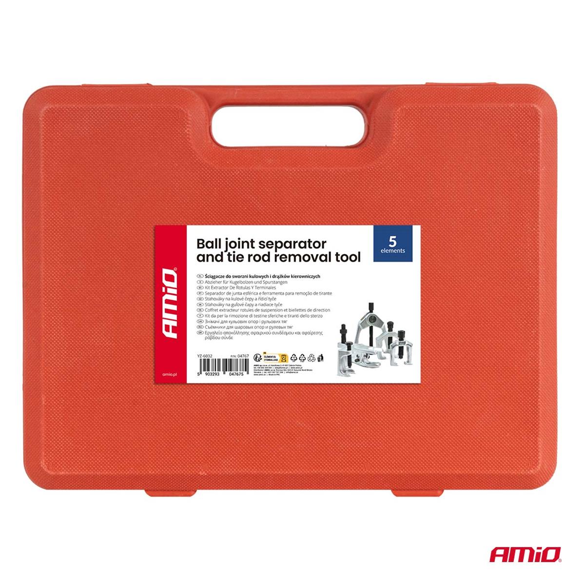 Ściągacze Do Sworzni Kulowych I Drążków Kierowniczych 5el.