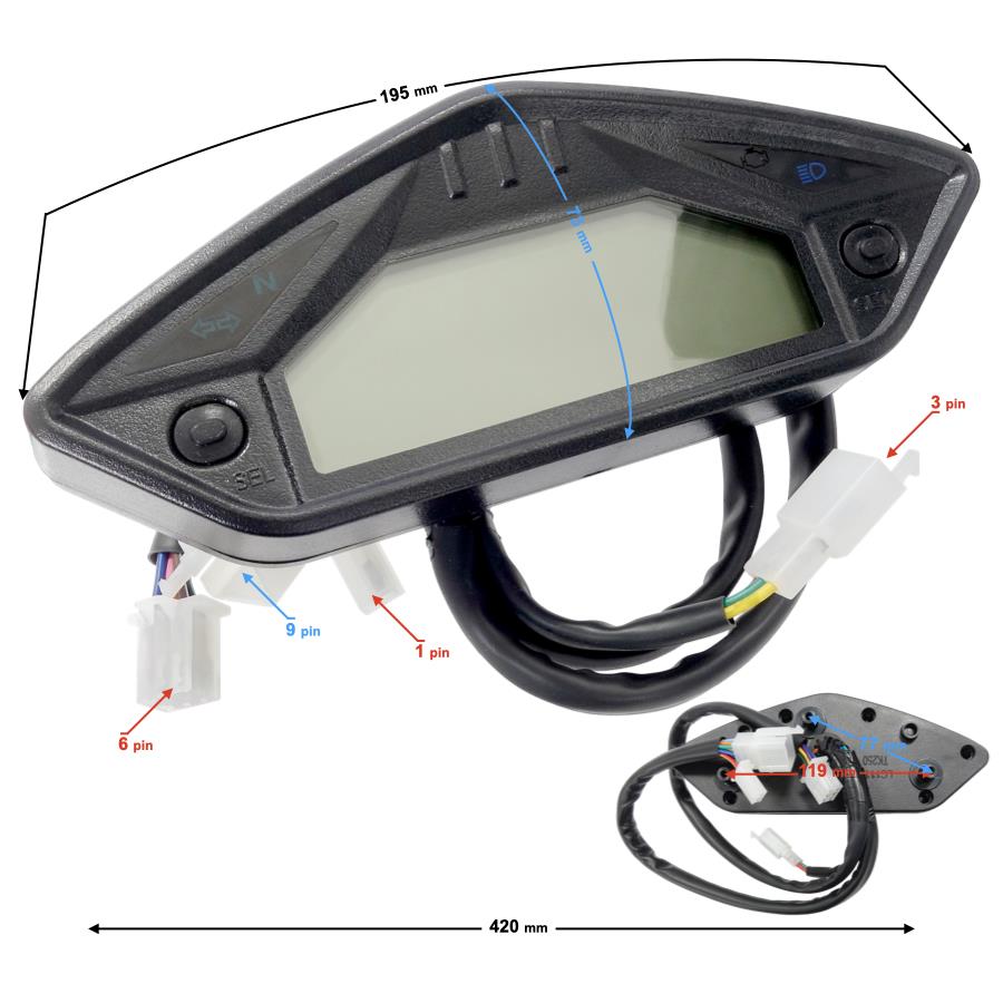 Licznik Cyfrowy Hyper 125