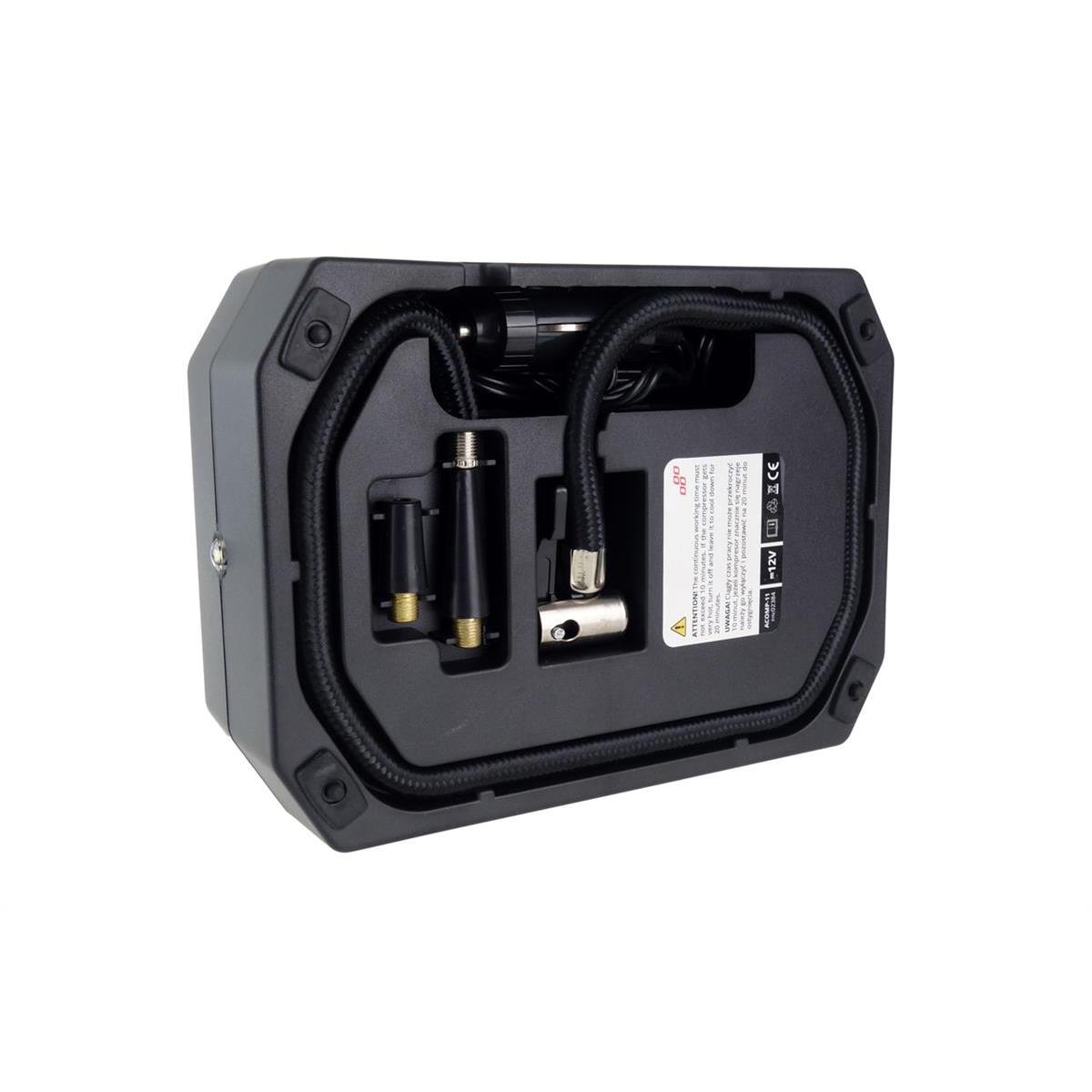 Kompresor Samochodowy Cyfrowy Lcd Led 12V Acomp-11
