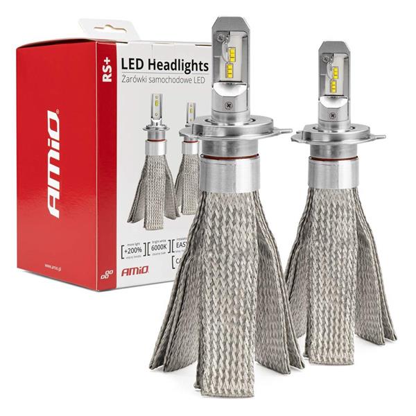Żarówki Samochodowe Led Rs+ Series H4 50W Slim Ami