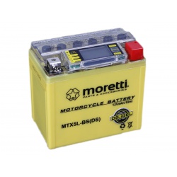 Akumulator Moretti Agm (I-Gel) Mtx5L-Bs Ze Wskaźni