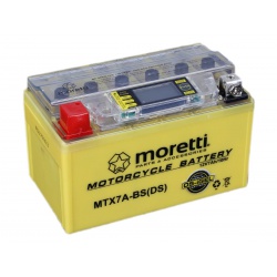 Akumulator Moretti Agm (I-Gel) Mtx7A-Bs Ze Wskaźni