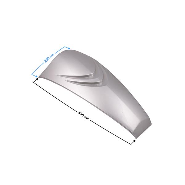 Obudowa Przednia, Dekor Do Skutera Tres, Srebrna