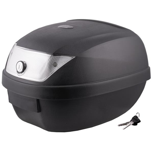 Kufer Moretti Mr-807 28L Czarny Biały Odblask