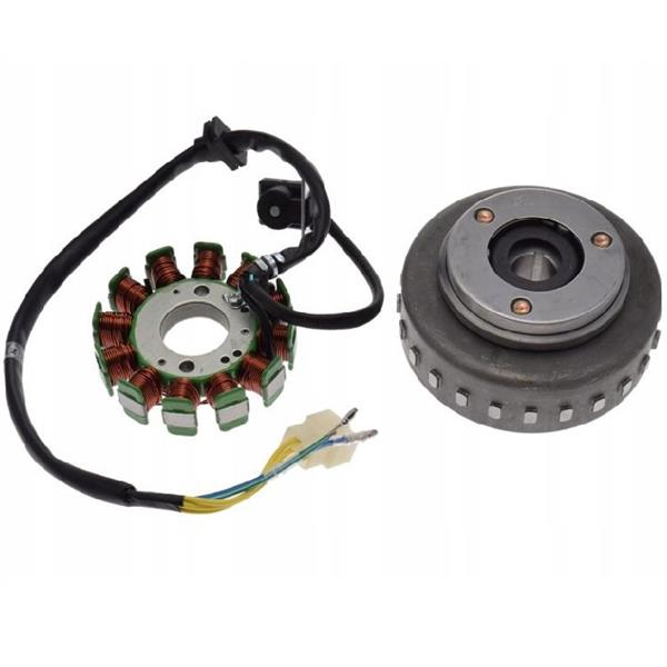 Stator Iskrownik + Koło Mag. Do Junak 905 Euro4