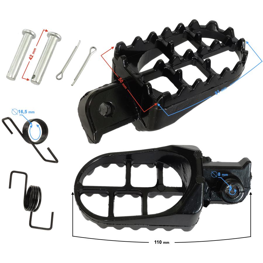 Podnóżki Cross Pw50 Kpl.