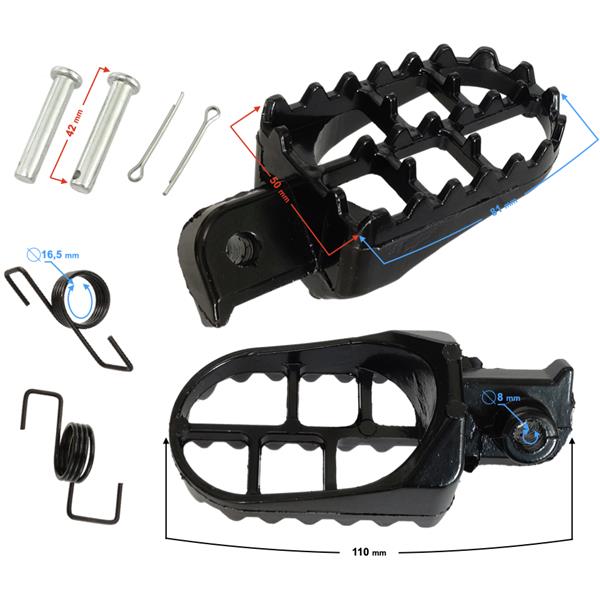 Podnóżki  Cross Pw50 Kpl.