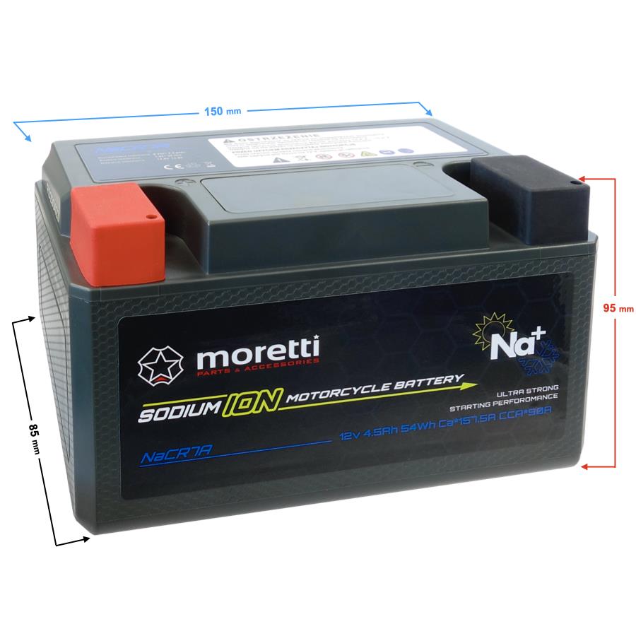 Akumulator Moretti NaCR7A Sodowo Jonowy