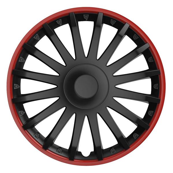 Kołpak Crystal 15" Black&Red (Czarny Z Czerwoną Ob