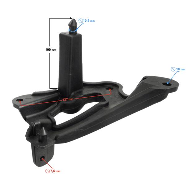 Obudowa Wspornik Reflektora Lewy Pentora