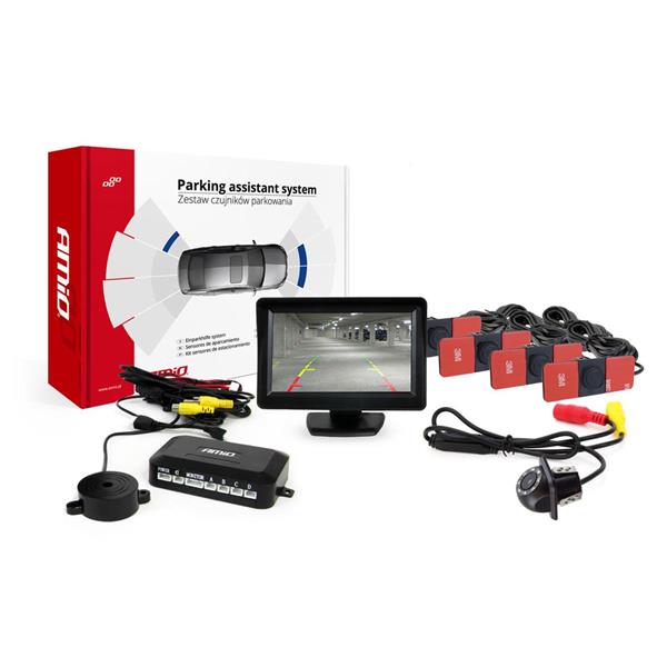 Zestaw Czujników Parkowania Tft01 4,3" Z Kamerą Hd