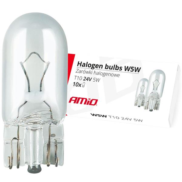 Żarówki halogenowe / Halogen bulbs T10 W5W W2.1x9.
