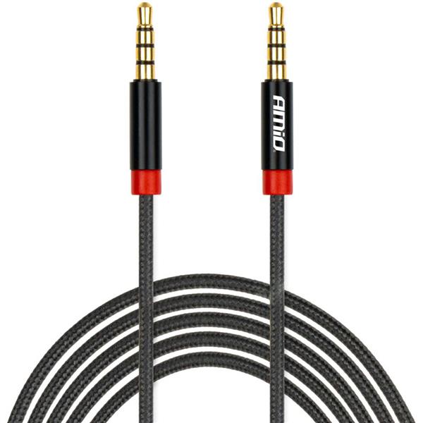 Kabel Aux Mini Jack 3,5Mm Oplot 200Cm Amio-03270