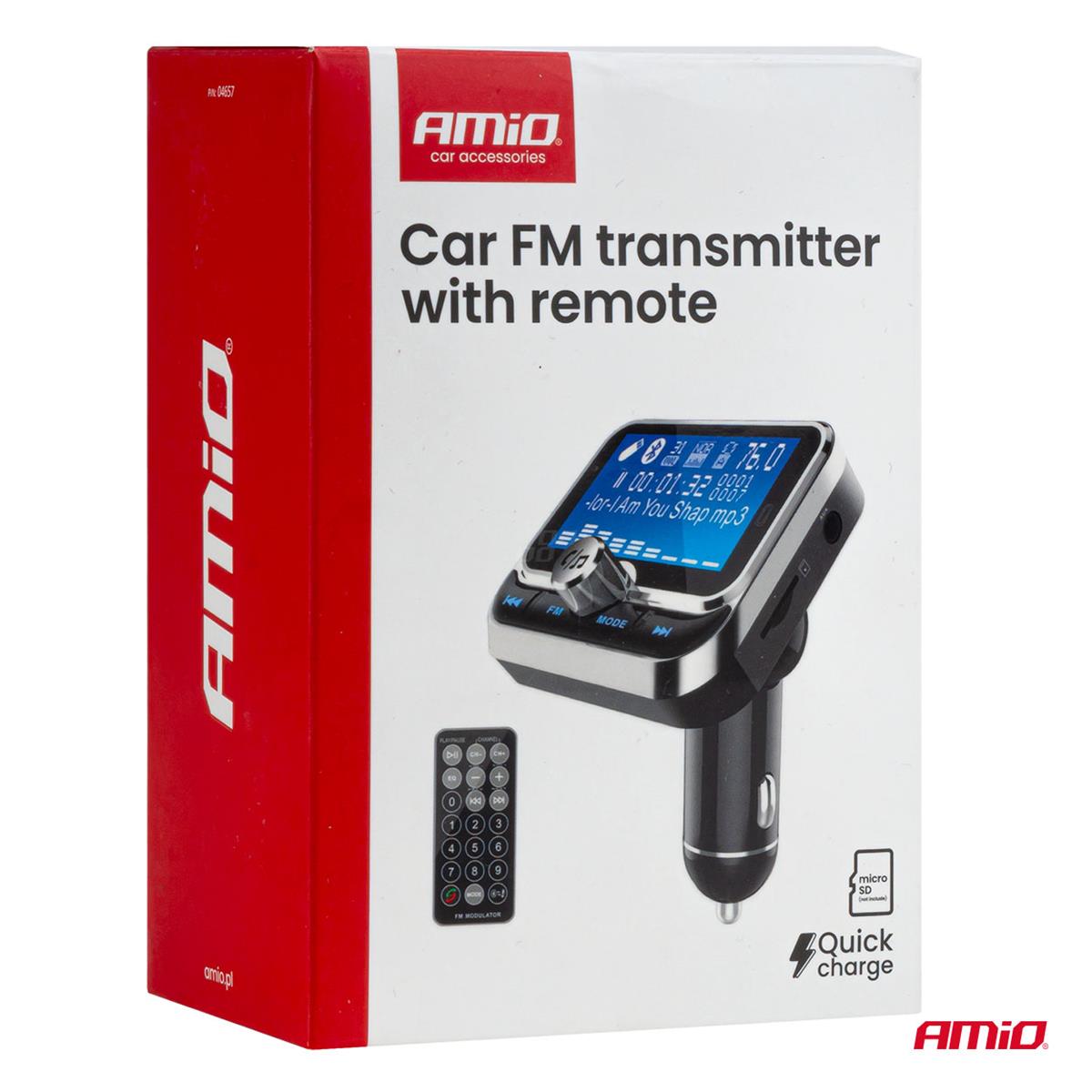 Transmiter Samochodowy FM Z Pilotem / Car FM Transmitter