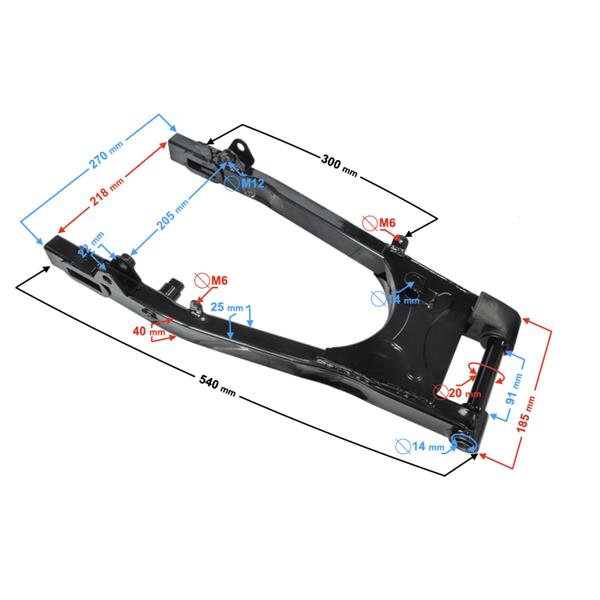 Wahacz Tylnego Zawieszenia Do Motocykla Classic 12