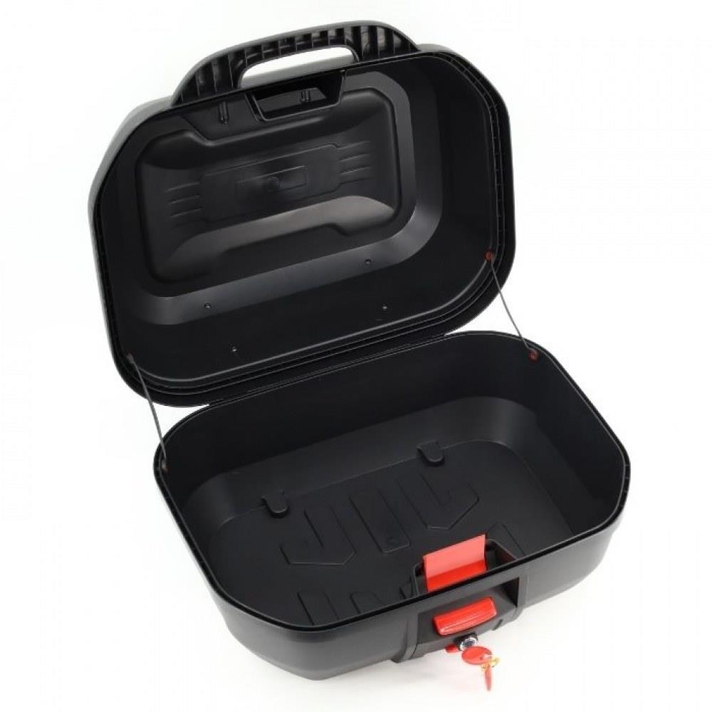 Kufer Junak 0858 Czarno/Srebrny 48L