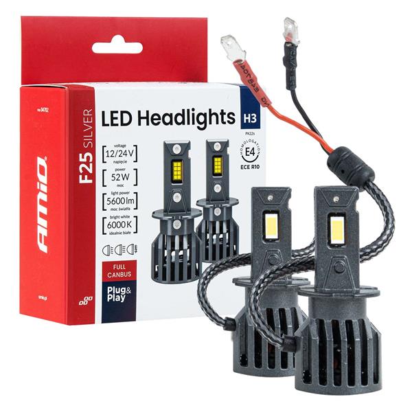 Żarówki Samochodowe LED / Headlights F25 Silver Edition