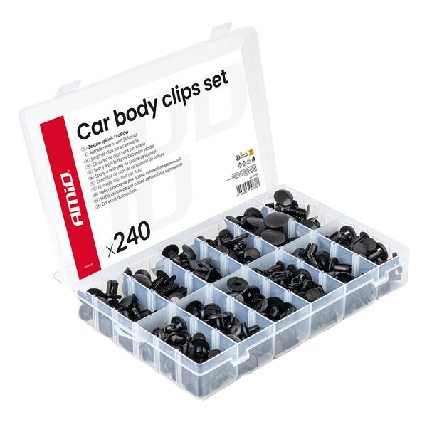 Zestaw Spinek I Kołków Samochodowych Średni