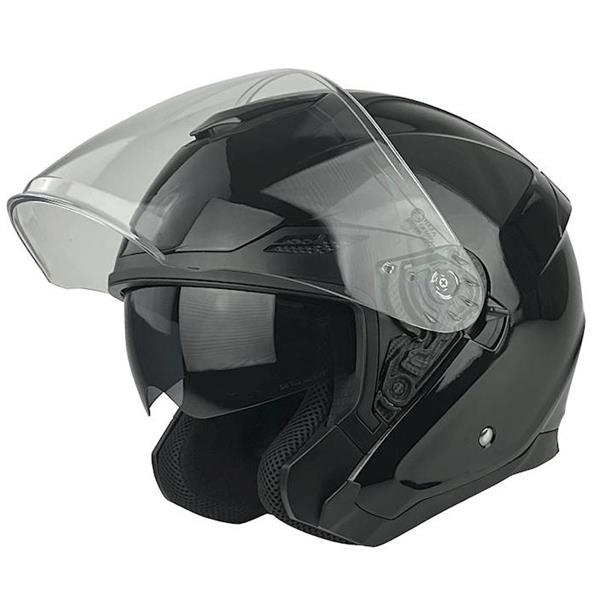 Kask otwarty czarny XL