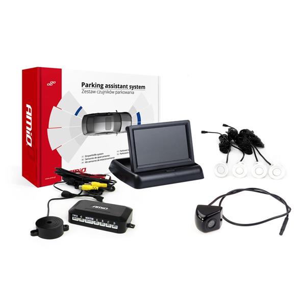 Zestaw Czujników Parkowania Tft02 4,3" Z Kamerą Hd