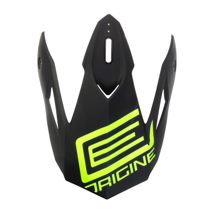 Daszek Kasku Origine Hero Peak Mx Black-Fluo Yello
