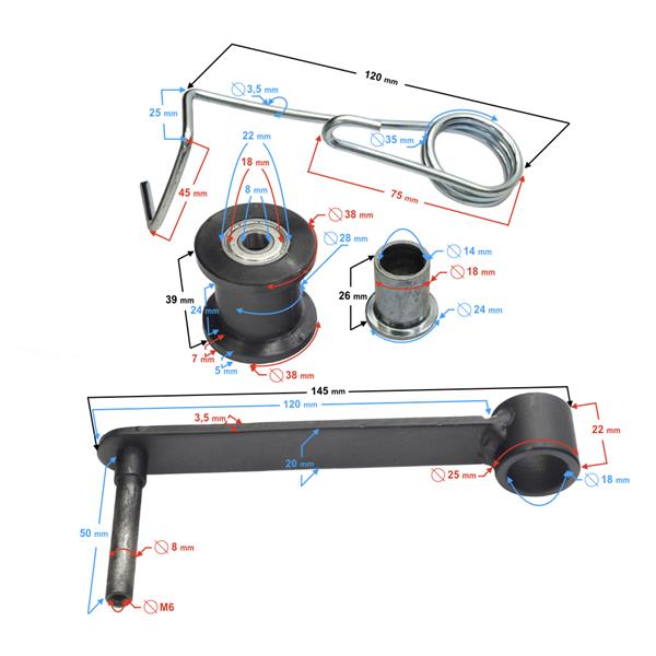 Napinacz Łańcucha Do Atv 250St-9E