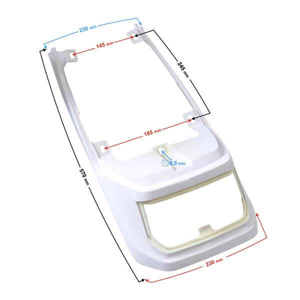 Obudowa Tył Biała Fighter 2
