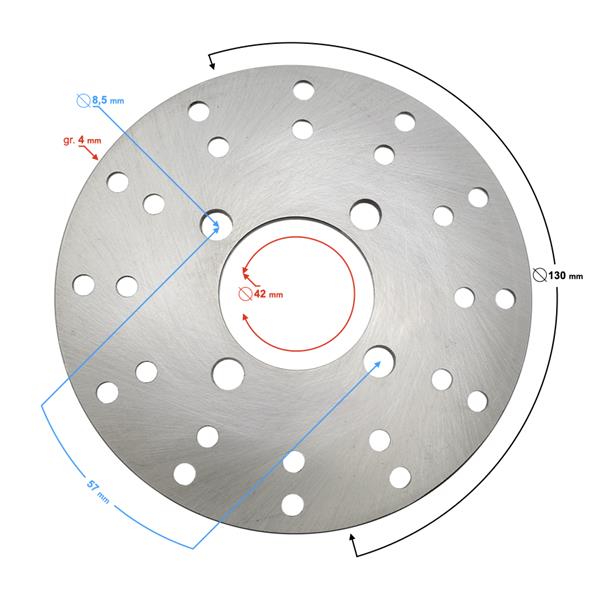 Tarcza Hamulcowa Przód Pentora