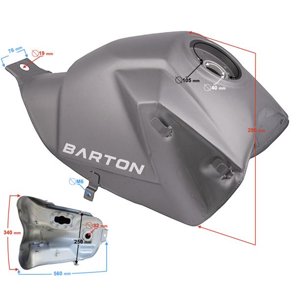 Zbiornik Paliwa Hyper 125 E5