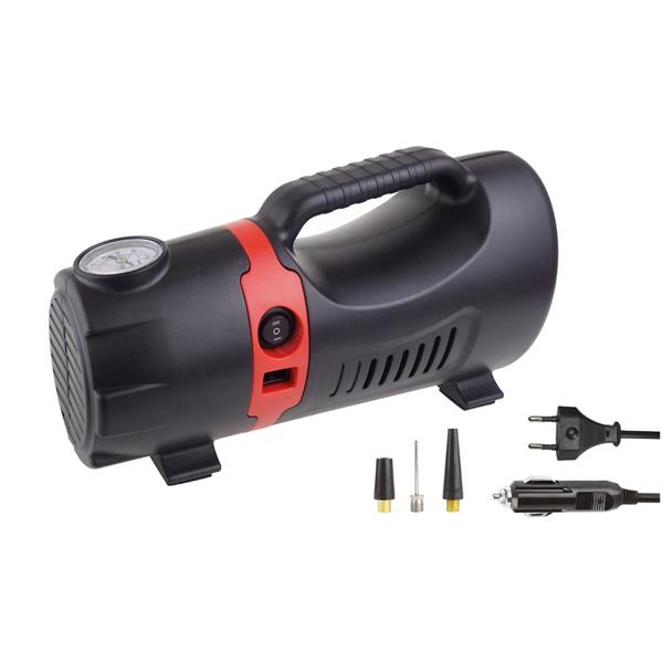 Kompresor Samochodowy Pompka 12V 230V Acomp-09 Ami