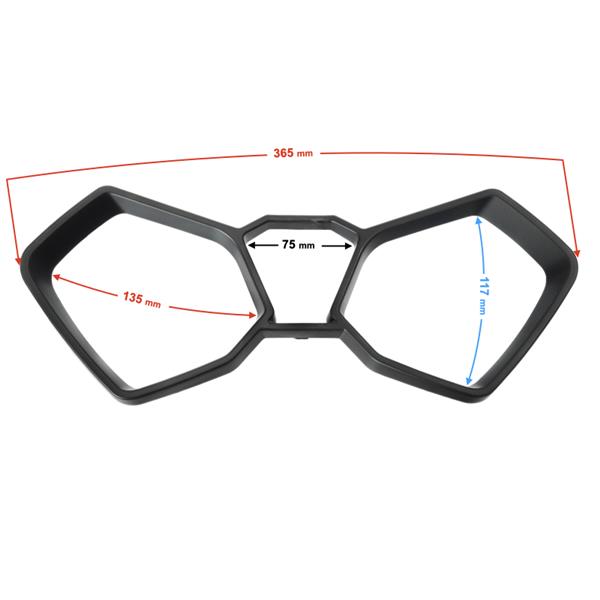Obudowa Licznika (Góra) Czarna B-Max