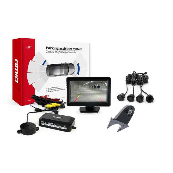 Zestaw Czujników Parkowania Tft01 4,3" Z Kamerą Hd