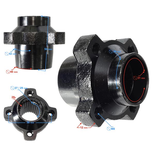 Mocowanie Tarczy Hamulcowej Pentora