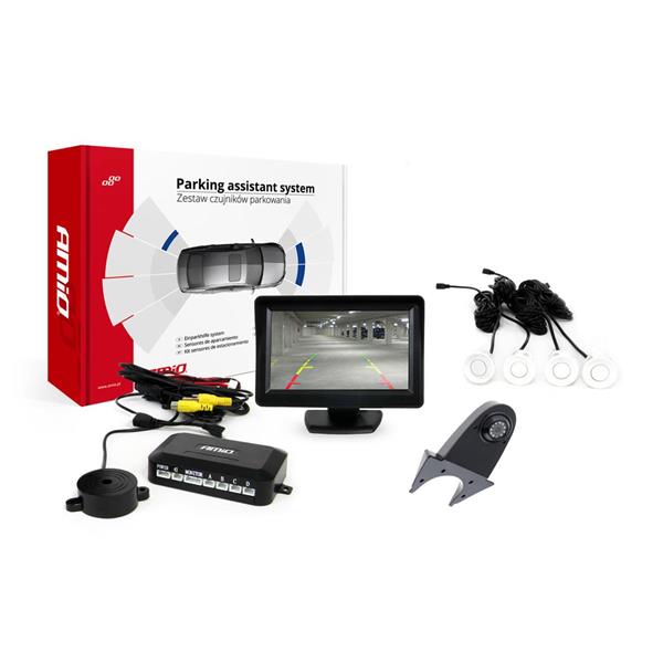 Zestaw Czujników Parkowania Tft01 4,3" Z Kamerą Hd