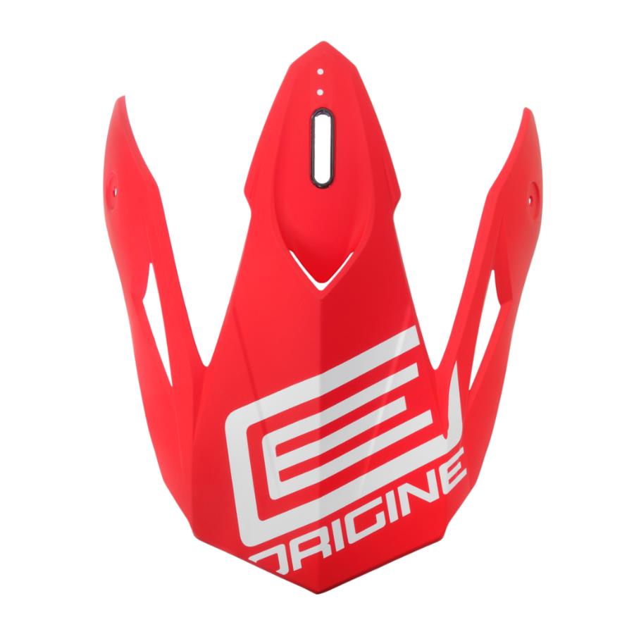 Daszek Kasku Origine Hero Peak Mx Red-White