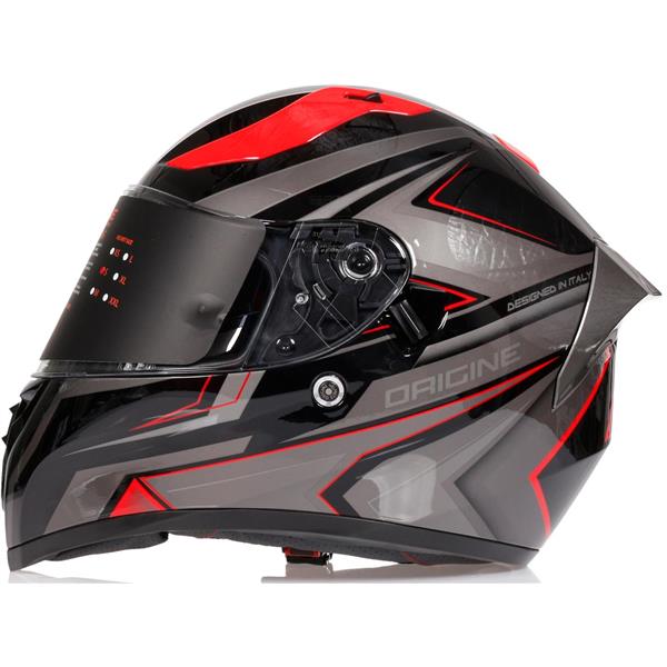 Kask Integralny Strada Graviter Czarno Czerwony L