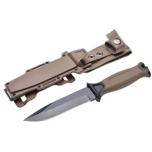 Nóż Taktyczny Brązowy