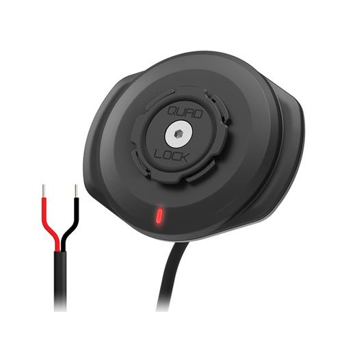 1 x Głowica z ładowarką indukcyjną Quad Lock® 12V - 24V zakończona 1.5m przewodem z końcówkami do zarobienia
2 x Przepusty przewodów
1 x Klucz imbusowy 3mm
1 x Śruba imbusowa M5x35 CSK
5 x 5mm x 200mm