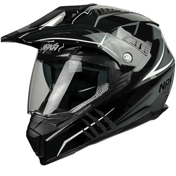 KASK NAXA CO3/M/XXL czarno-biały rozmiar XXL