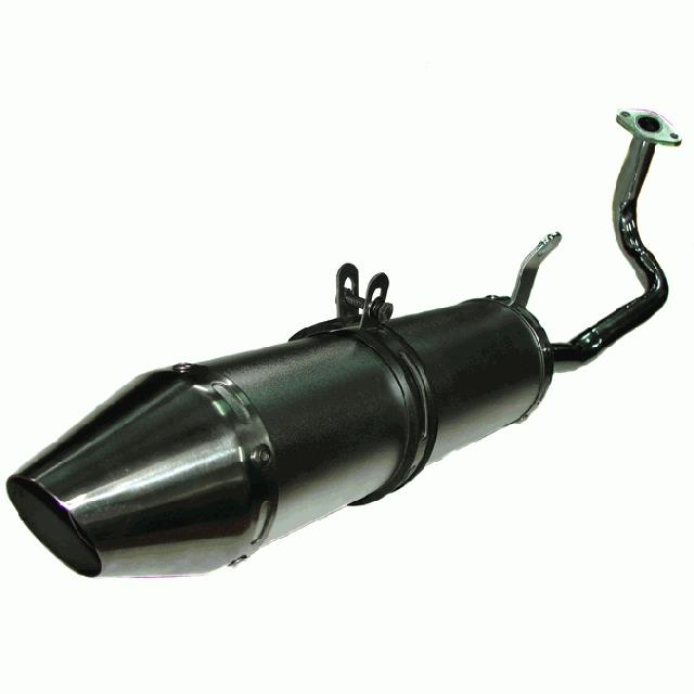 Tłumik Power Force Tuning Gy6 4T Tune-Ex Srebrny