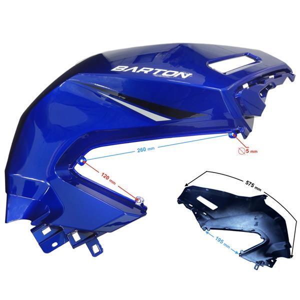 Obudowa Zbiornika Paliwa Prawa Niebiska Blade R