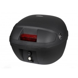 Kufer COOCASE S30 Basic, 30 l., czarny, mały czerwony odblask